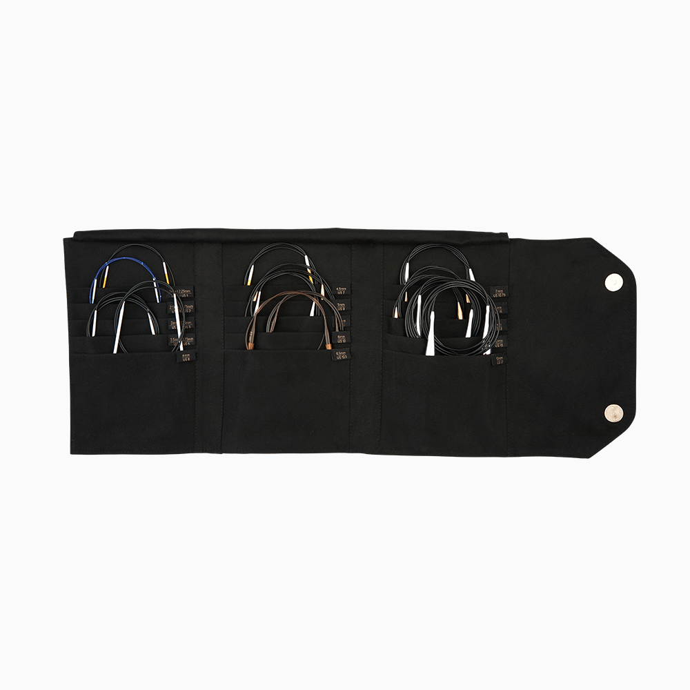 KnitPro Storage Devices KnitPro | Coal Collection | Fixed Circular Knitting Needle Case