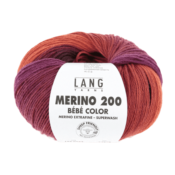 LANGYARNS | Merino 200 Bébé Colour | 4 Ply | 155