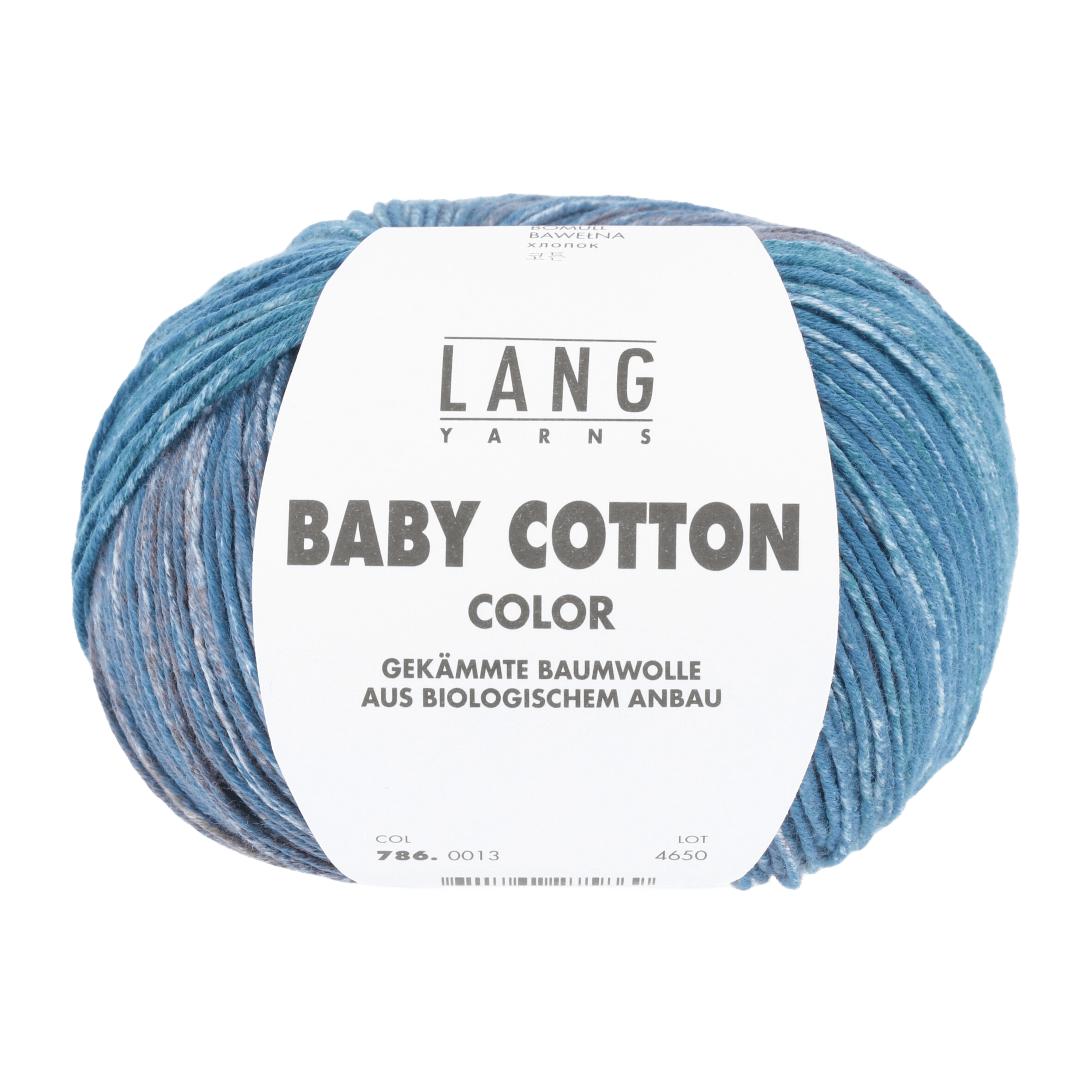 Lang Yarns Baby Wool Pink / Blue LANGYARNS | Baby Yarn | Baby Cotton Colour | 4-Ply | 786