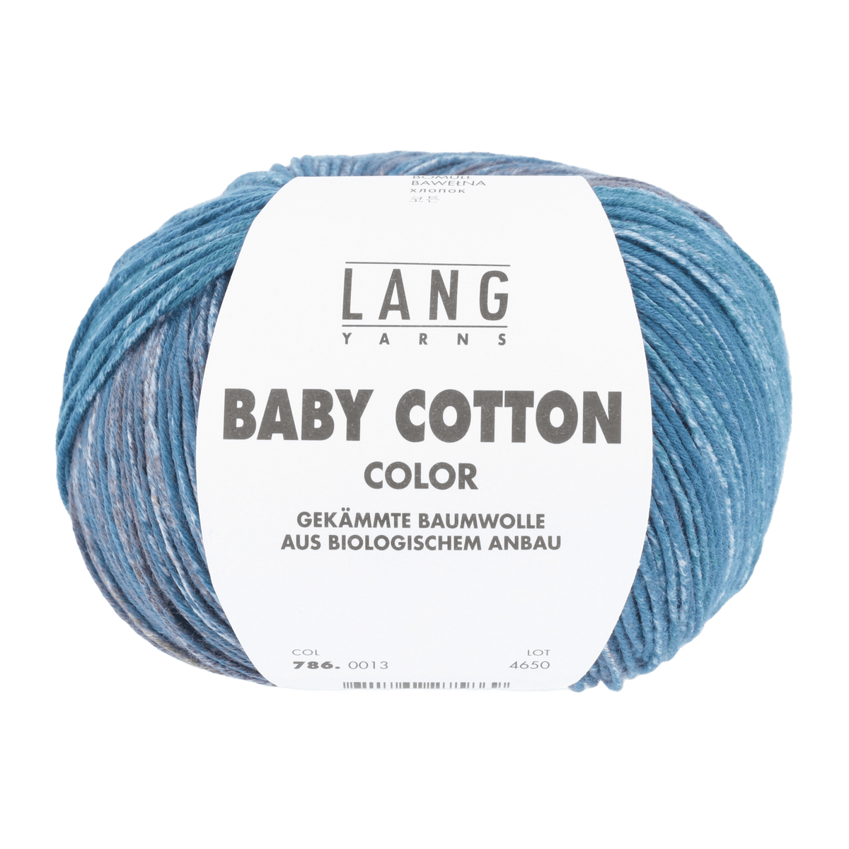 Lang Yarns Baby Wool Pink / Blue LANGYARNS | Baby Yarn | Baby Cotton Colour | 4-Ply | 786