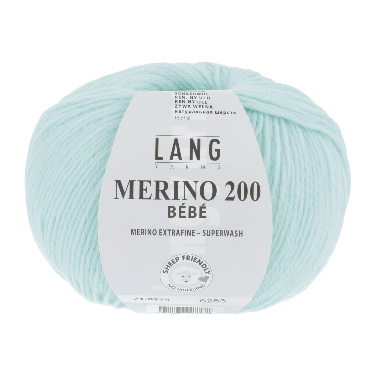 Lang Yarns Baby Wool Reseda LANGYARNS | Baby Yarn | MERINO 200 BÉBÉ | 4-Ply | 71