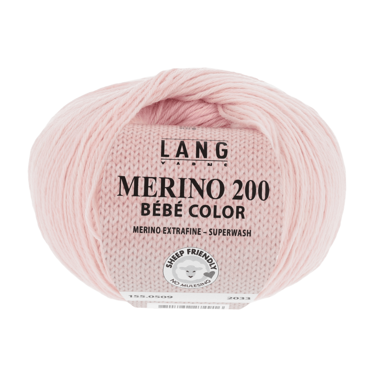 Lang Yarns Baby Wool Rosé LANGYARNS | Baby Yarn | MERINO 200 BÉBÉ COLOUR | 4-Ply | 155