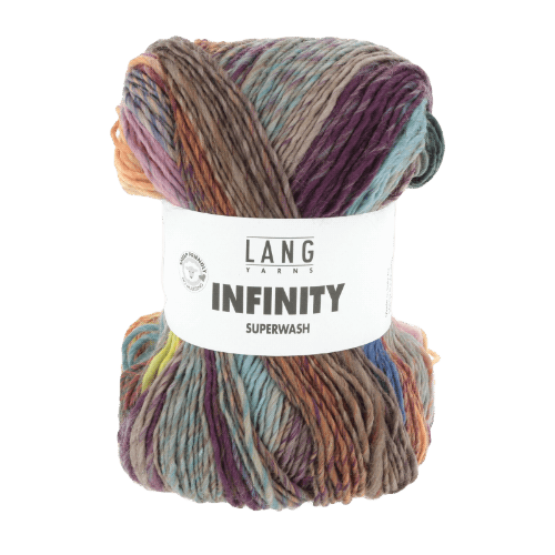 Lang Yarns Knitting Pattern 1 ball / ETERNAL RADIANCE 1164.0003 CLIO Hat Pattern Bundle in Infinity by LANGYARNS | Punto 85
