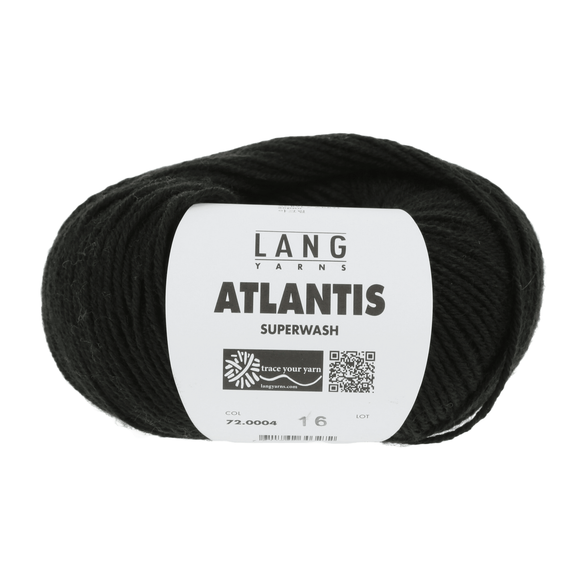 Lang Yarns Knitting Pattern 116 - 4 balls / black 72.0004 Vest Pattern Bundle in ATLANTIS by LANGYARNS | Punto 41-018