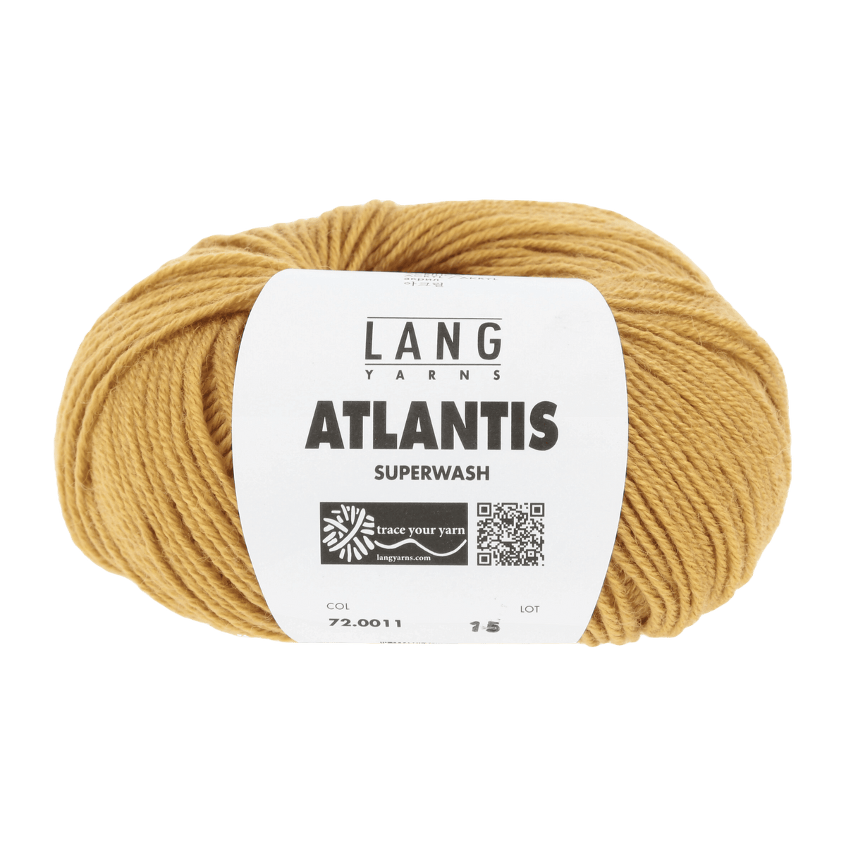 Lang Yarns Knitting Pattern 116 - 4 balls / mustard yellow 72.0011 Vest Pattern Bundle in ATLANTIS by LANGYARNS | Punto 41-018