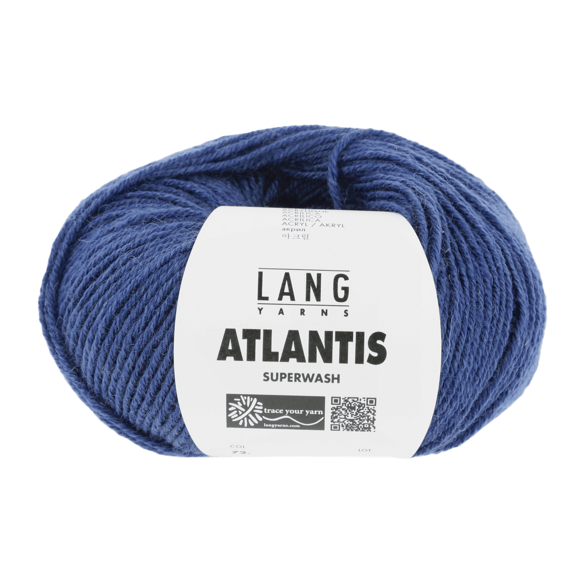 Lang Yarns Knitting Pattern 116 - 6 balls / jeans 72.0134 Pullover Pattern Bundle in ATLANTIS by LANGYARNS | Punto 41-023