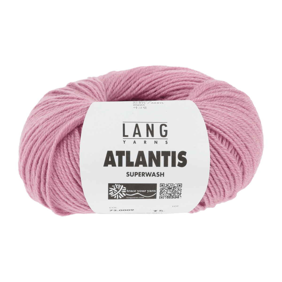 Lang Yarns Knitting Pattern 116 - 7 balls / rose 72.0009 Sweater Pattern Bundle in ATLANTIS by LANGYARNS | Punto 41-010