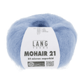 Lang Yarns Knitting Pattern 20 x 90 cm - 2 balls / light blue 1120.0021 MARIBEL Shawlette Pattern Bundle in MOHAIR 21 by LANGYARNS | Fatto a Mano 278-021