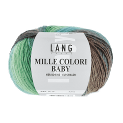 Lang Yarns Knitting Pattern 36 cm - 1 balls / apple/emerald/prato 845.0016 Hat Pattern Bundle in MILLE COLORI BABY by LANGYARNS | Punto 24-007