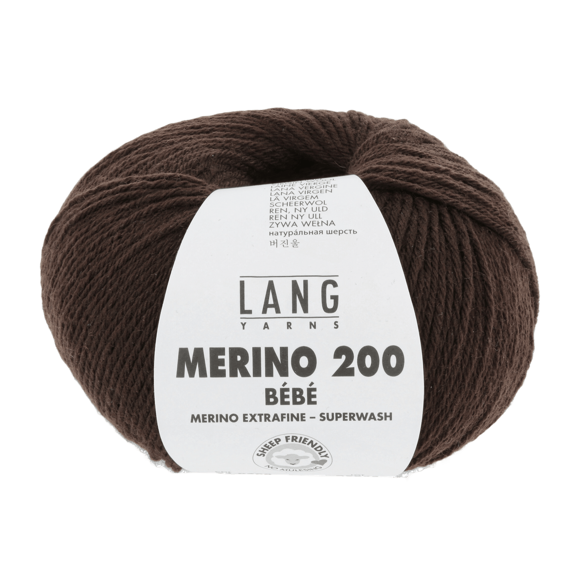 Lang Yarns Knitting Pattern 56 - 2 balls / dark brown 71.0368 JESSEY Soakers Pattern Bundle in Merino 200 Bébé by LANGYARNS | Punto 80-022