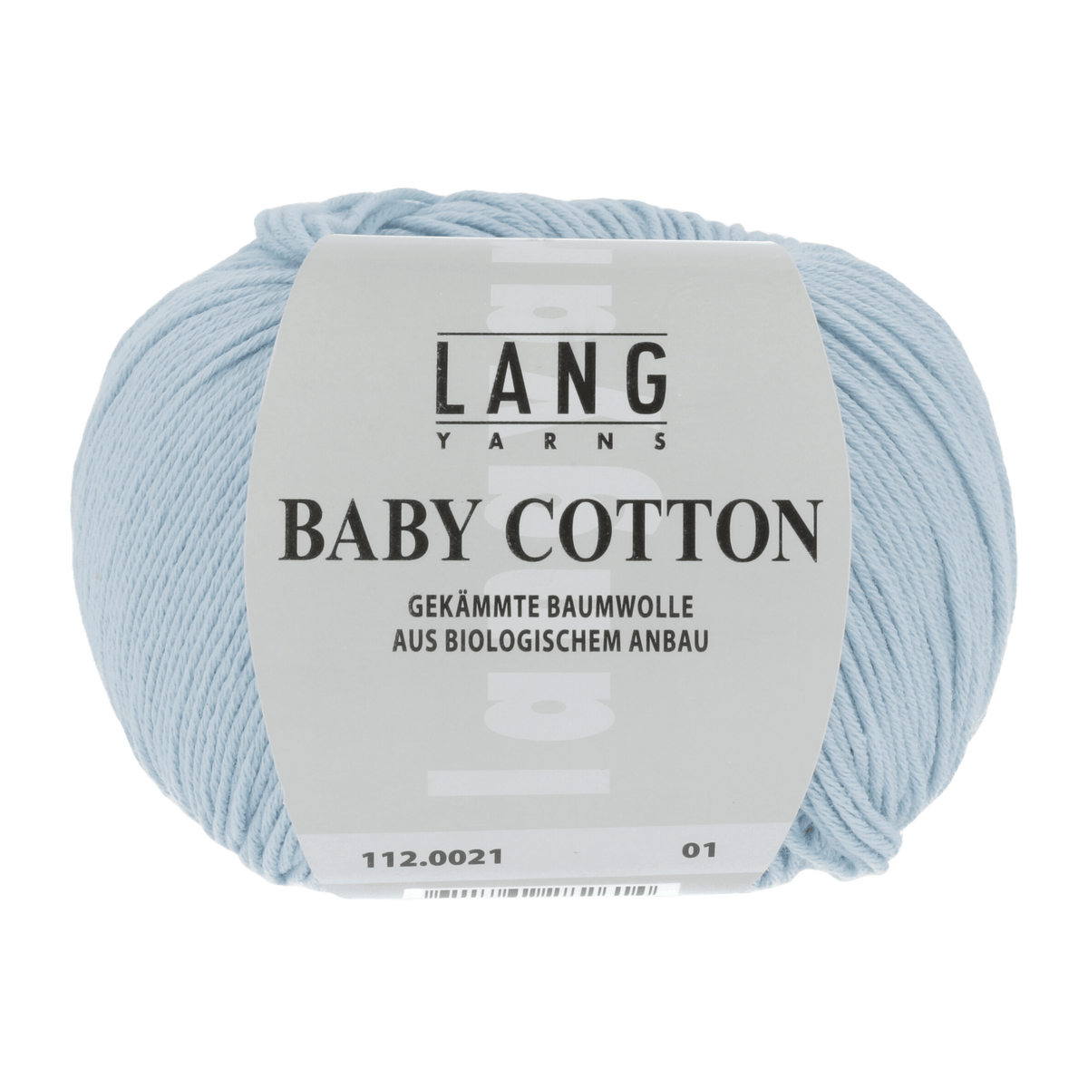 Lang Yarns Knitting Pattern 56 - 2 balls / SKY BLUE 112.0021 Leggins Pattern Bundle in BABY COTTON by LANGYARNS | Punto 36-007