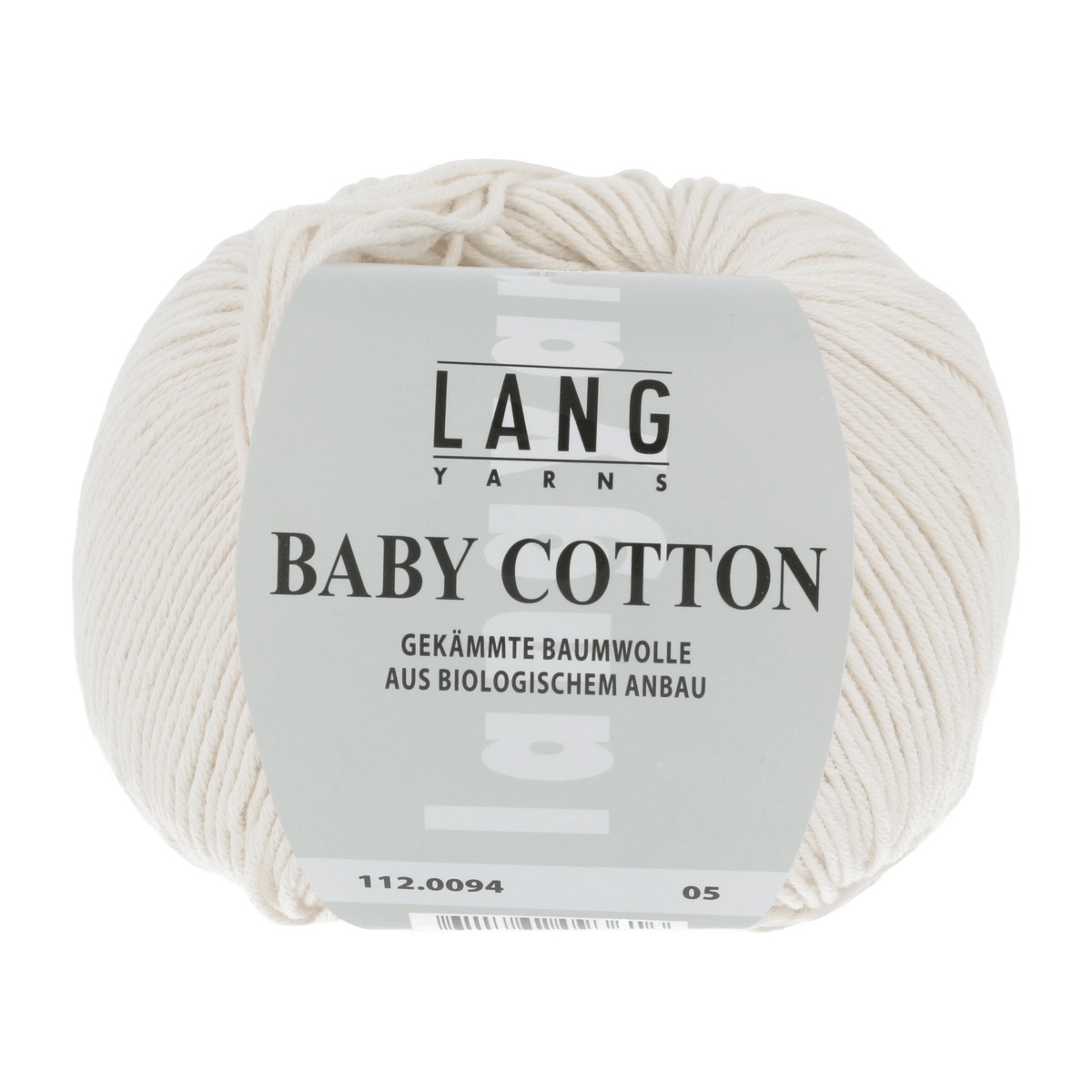 Lang Yarns Knitting Pattern 56-62 - 1 balls / OFF-WHITE 112.0094 Bootees Pattern Bundle in BABY COTTON by LANGYARNS | Punto 36-003