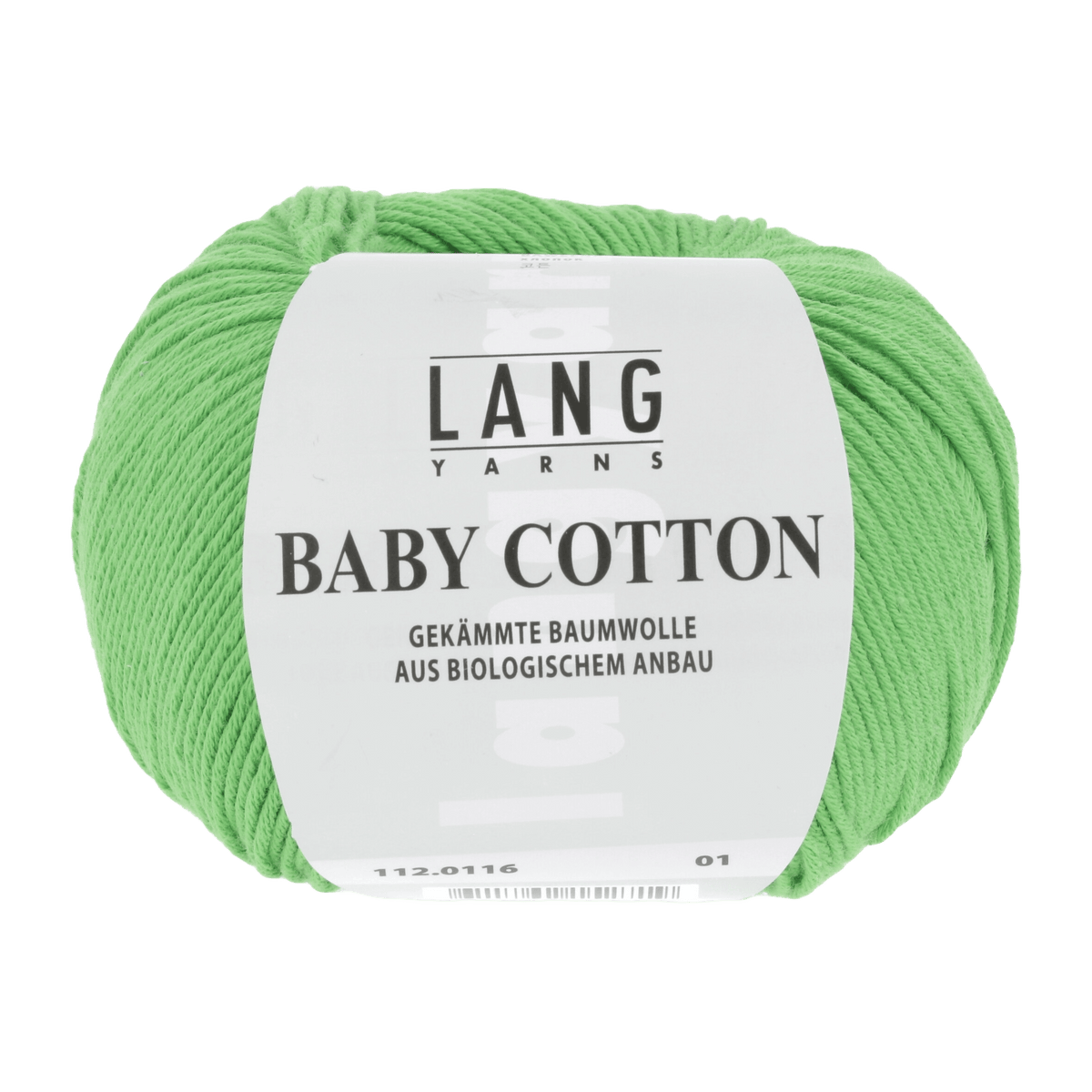 Lang Yarns Knitting Pattern 62 - 1 balls / LIGHT GREEN 112.0116 Bonnet Pattern Bundle in BABY COTTON by LANGYARNS | Punto 36-009