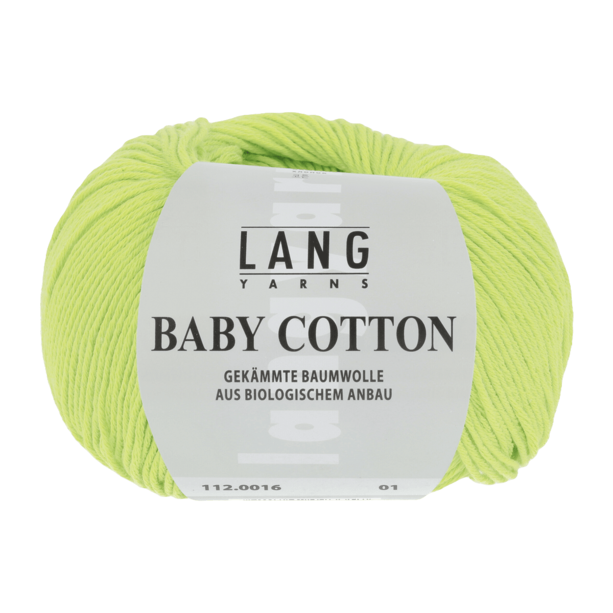 Lang Yarns Knitting Pattern 62 - 2 balls / LIGHT GREEN 112.0016 Sweater Pattern Bundle in BABY COTTON by LANGYARNS | Punto 36-005