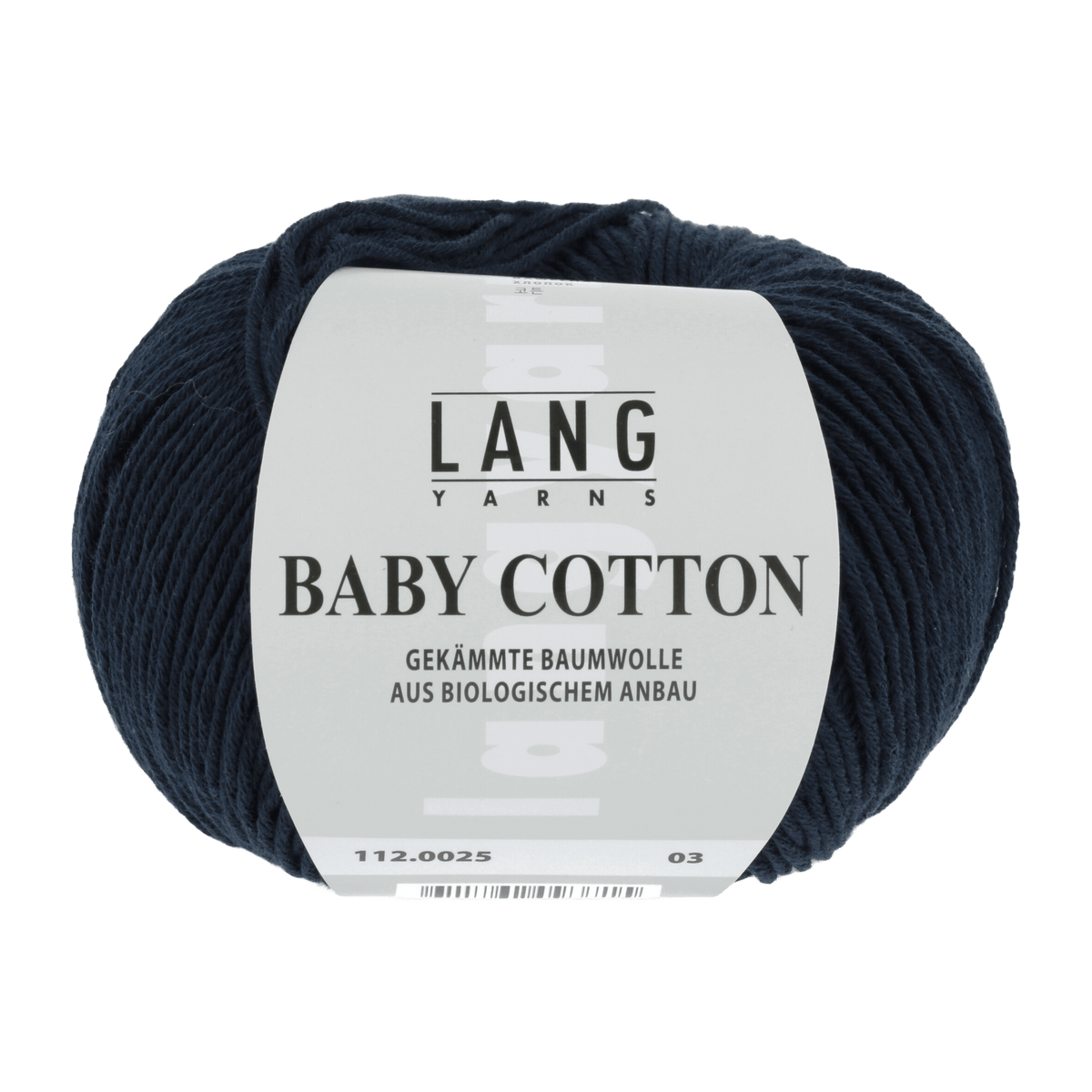 Lang Yarns Knitting Pattern 62 - 2 balls / NAVY 112.0025 Trousers Pattern Bundle in BABY COTTON by LANGYARNS | Punto 36-004