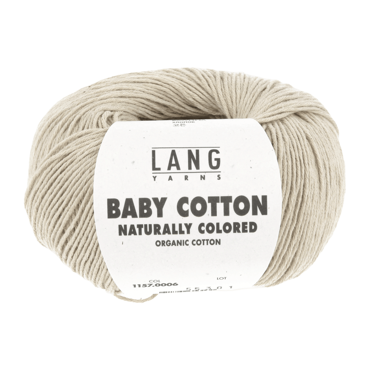 Lang Yarns Knitting Pattern 62 - 2 balls / PALE GREEN 1157.0006 BJORN Bodysuit Pattern Bundle in Baby Cotton Naturally Colored by LANGYARNS | Punto 83-013