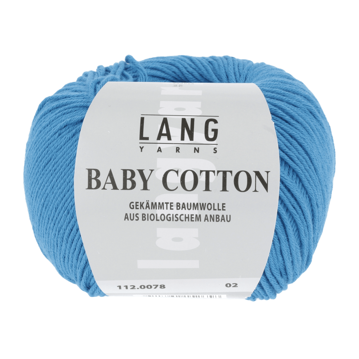 Lang Yarns Knitting Pattern 62 - 2 balls / TURQUOISE 112.0078 Trousers Pattern Bundle in BABY COTTON by LANGYARNS | Punto 36-004