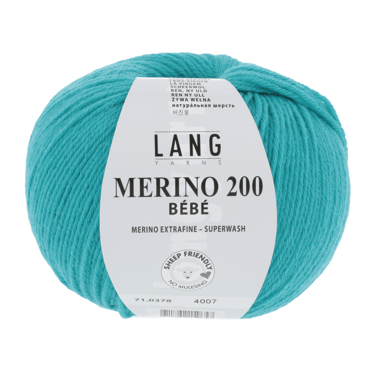Lang Yarns Knitting Pattern 62 - 3 balls / aqua 71.0378 TILL Oversized sweater Pattern Bundle in Merino 200 Bébé by LANGYARNS | Punto 80-021