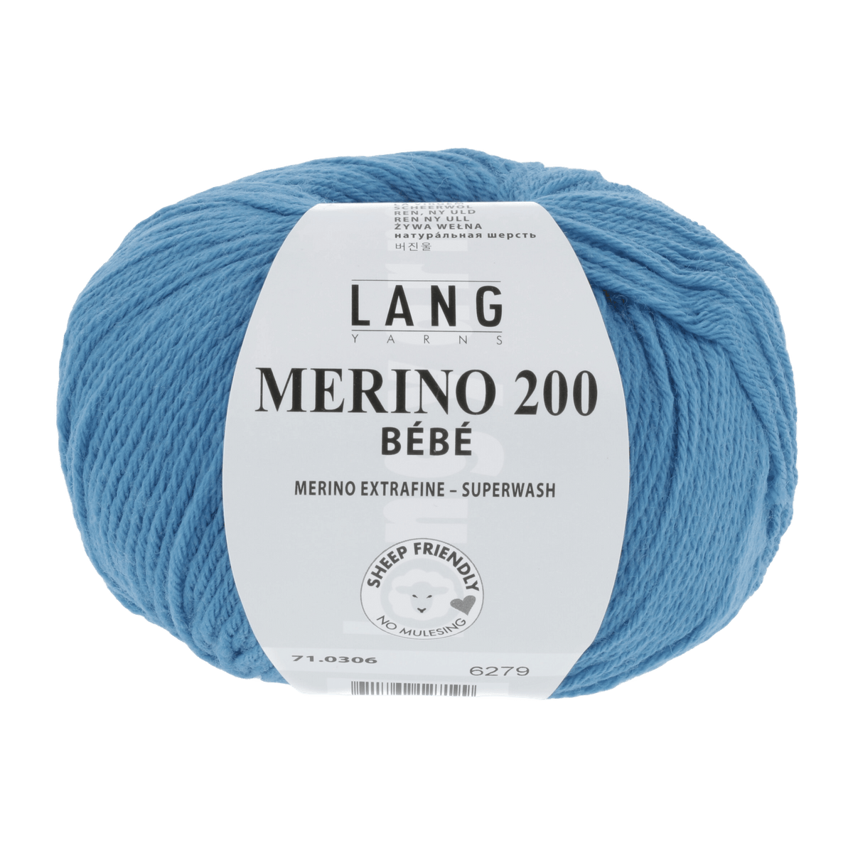 Lang Yarns Knitting Pattern 62 - 3 balls / blue 71.0306 TILL Oversized sweater Pattern Bundle in Merino 200 Bébé by LANGYARNS | Punto 80-021