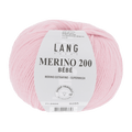 Lang Yarns Knitting Pattern 62 - 3 balls / dark rose 71.0409 SIGRID Cardigan Pattern Bundle in Merino 200 Bébé by LANGYARNS | Punto 80-015