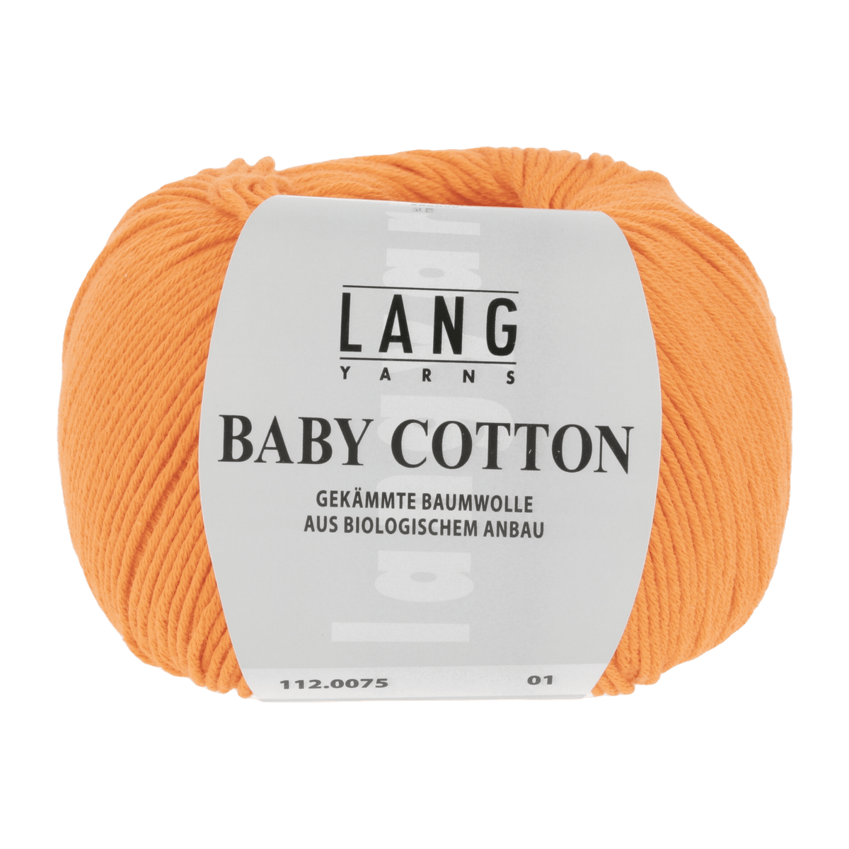 Lang Yarns Knitting Pattern 62-68 - 1 balls / PEACH 112.0075 Bonnet with cable pattern Pattern Bundle in BABY COTTON by LANGYARNS | Punto 36-010