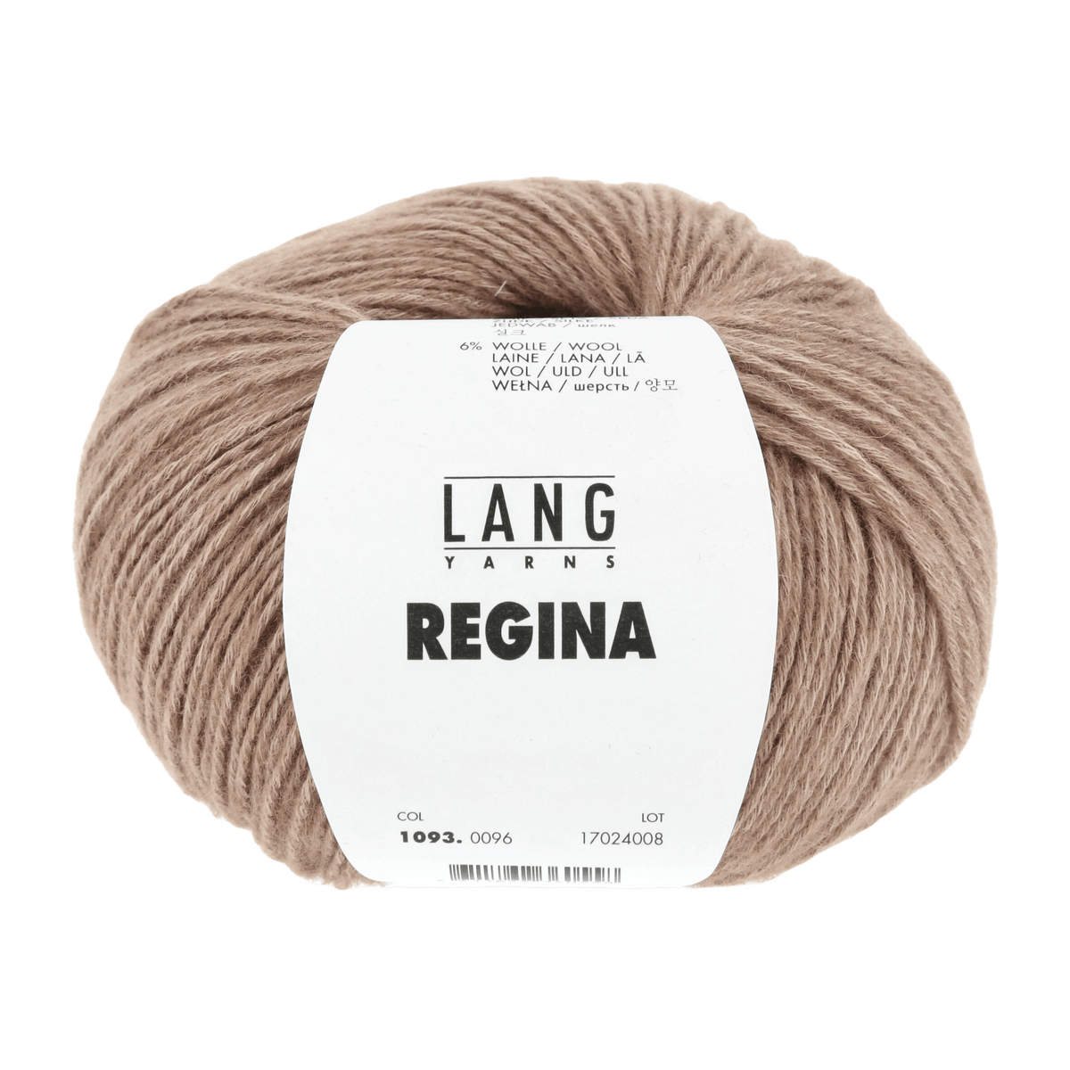 Lang Yarns Knitting Pattern 66 x 194 cm - 5 balls / brown 1093.0096 BERTINA Triangular shawl Pattern Bundle in REGINA by LANGYARNS | Fatto a Mano 278-018