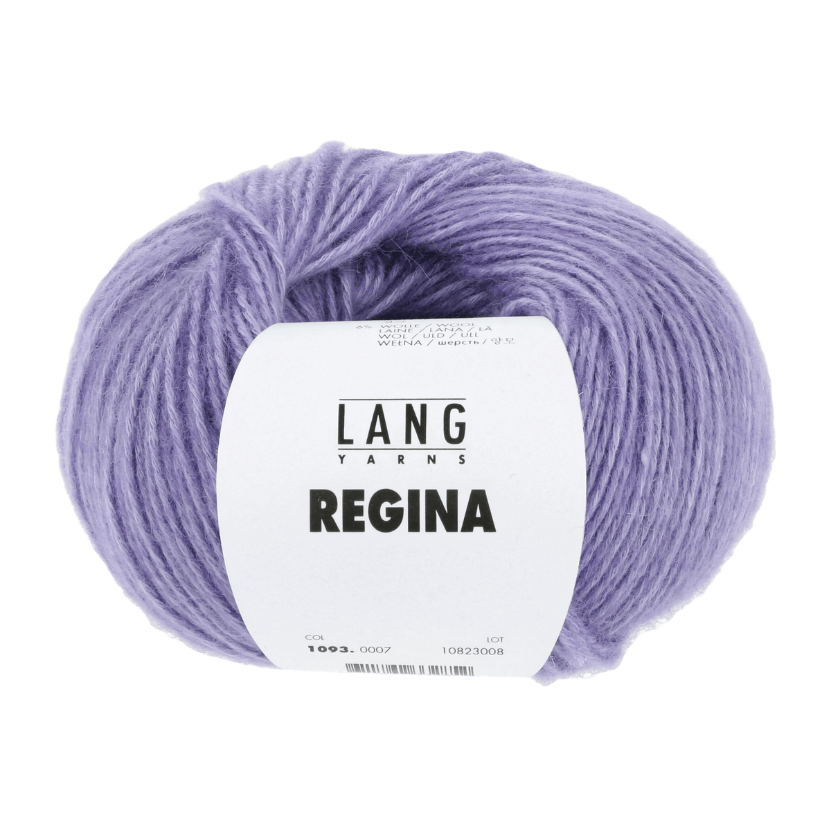 Lang Yarns Knitting Pattern 66 x 194 cm - 5 balls / lilac 1093.0007 BERTINA Triangular shawl Pattern Bundle in REGINA by LANGYARNS | Fatto a Mano 278-018