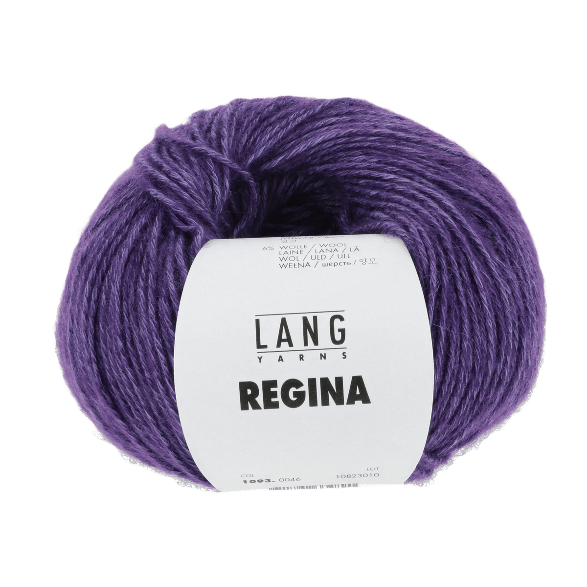 Lang Yarns Knitting Pattern 66 x 194 cm - 5 balls / lilac medium 1093.0046 BERTINA Triangular shawl Pattern Bundle in REGINA by LANGYARNS | Fatto a Mano 278-018