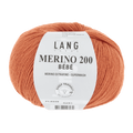 Lang Yarns Knitting Pattern 68 - 5 balls / orange 71.0359 SELMA Sweater Pattern Bundle in Merino 200 Bébé by LANGYARNS | Punto 80-009