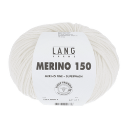 Lang Yarns Knitting Pattern 92-98 - 5 balls / white 197.0001 Dress Pattern Bundle in MERINO 150 by LANGYARNS | Punto 28-008