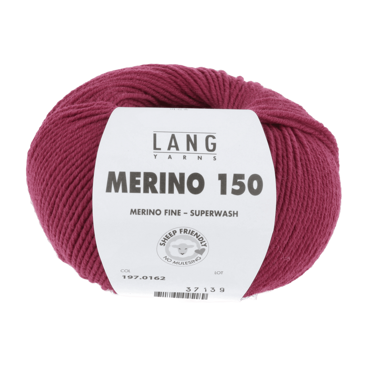 Lang Yarns Knitting Pattern 92-98 - 6 balls / burgundy 197.0162 Cardigan Pattern Bundle in MERINO 150 by LANGYARNS | Punto 28-005