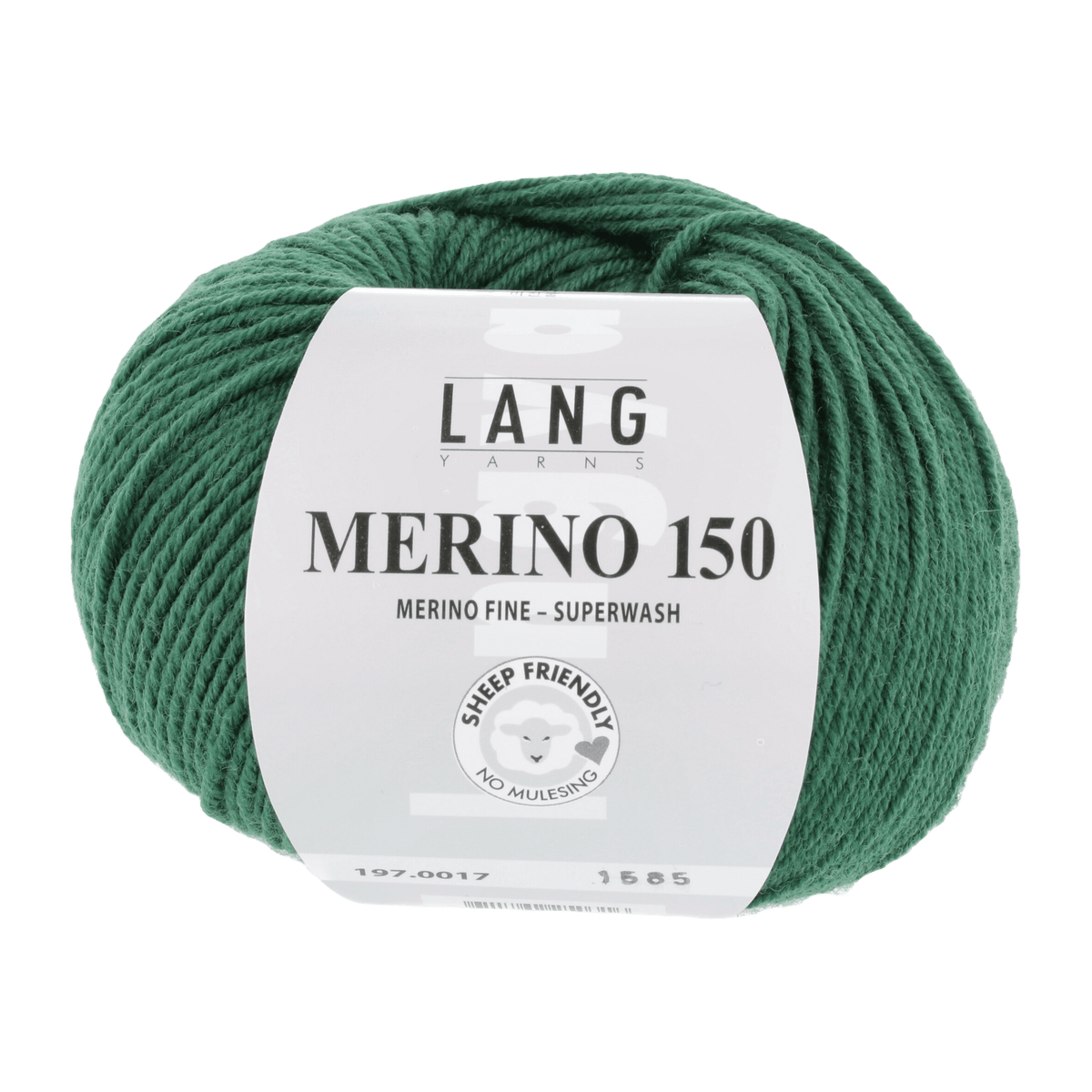 Lang Yarns Knitting Pattern 92-98 - 6 balls / green 197.0017 Hooded sweater Pattern Bundle in MERINO 150 by LANGYARNS | Punto 28-002