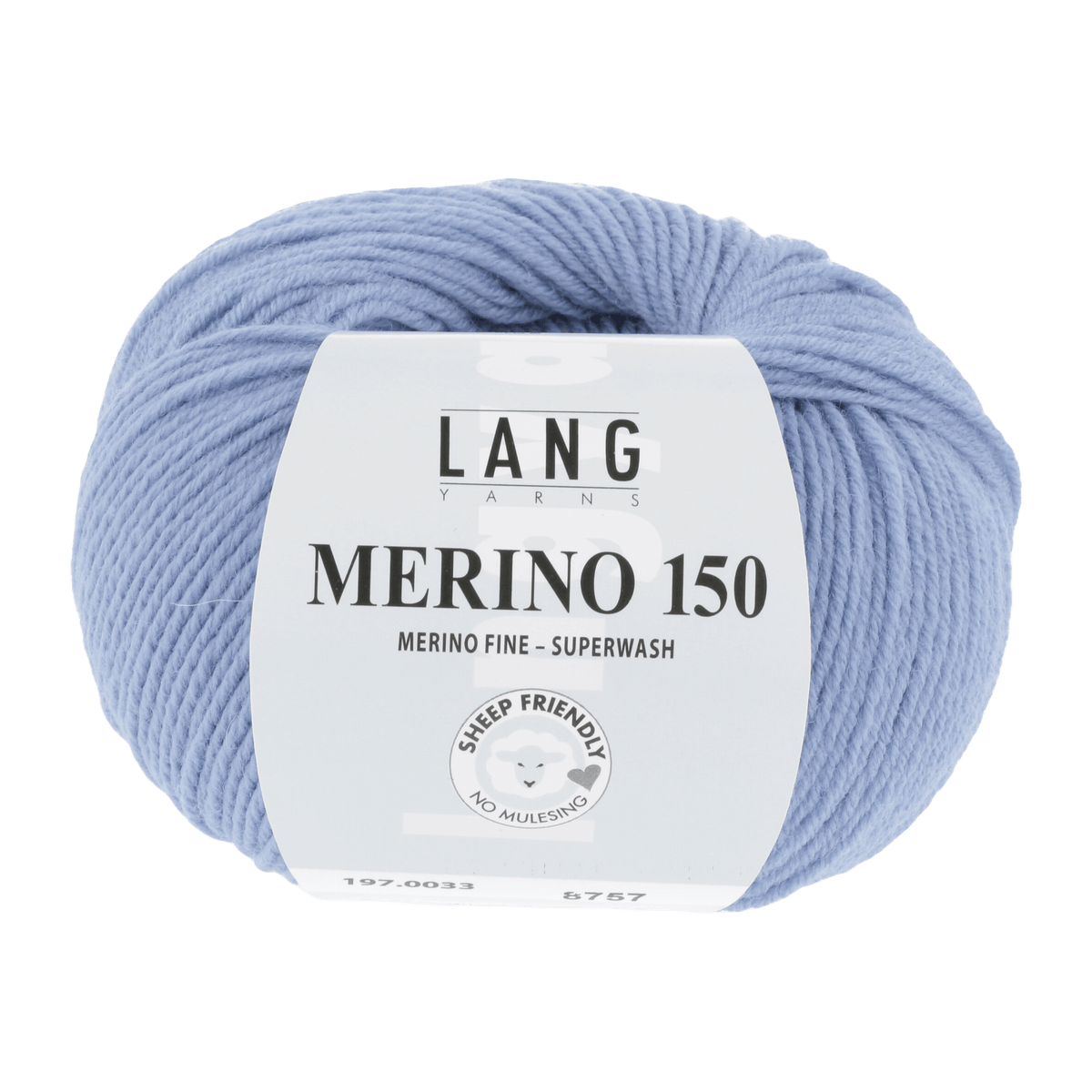 Lang Yarns Knitting Pattern 98-104 - 6 balls / light jeans 197.0033 Sweater Pattern Bundle in MERINO 150 by LANGYARNS | Punto 28-011