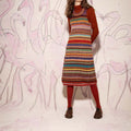 Lang Yarns Knitting Pattern ADELAIDE Dress Pattern Bundle in Cloud by LANGYARNS | Punto 73-006