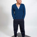 Lang Yarns Knitting Pattern ALESSANDRO Men's sweater Pattern Bundle in Oceania by LANGYARNS | Fatto a Mano 280-061