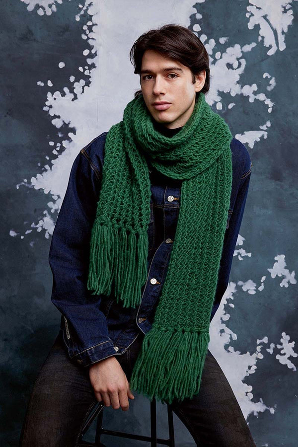 AMY Scarf Pattern Kit in AVALON by LANGYARNS | Fatto a Mano 286-043