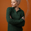Lang Yarns Knitting Pattern ARCADIA Sweater Pattern Bundle in Alpaca Soxx 4ply by LANGYARNS | Punto 76-003