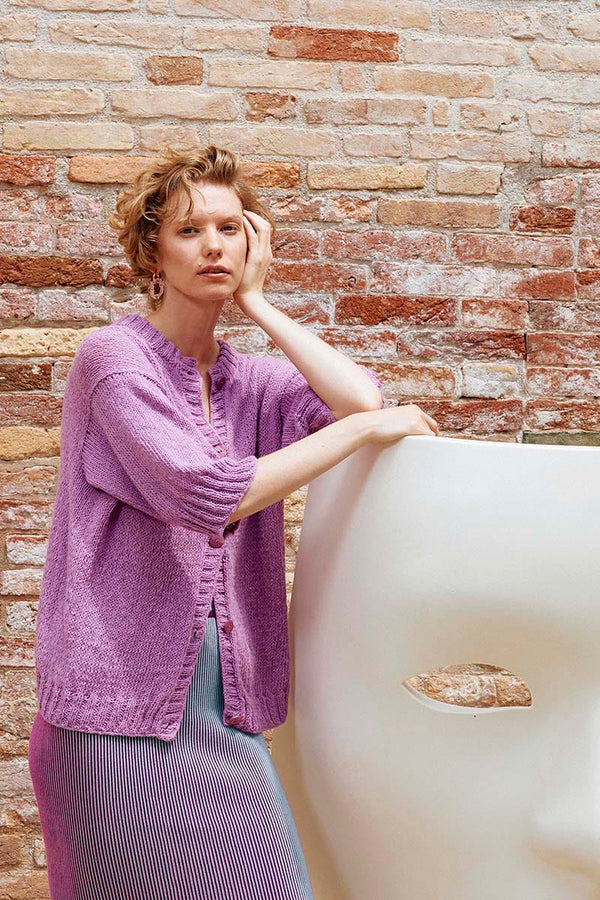 ART-WALK Cardigan Pattern Kit in WHISPER by WOOLADDICTS | WOOLADDICTS #16-025