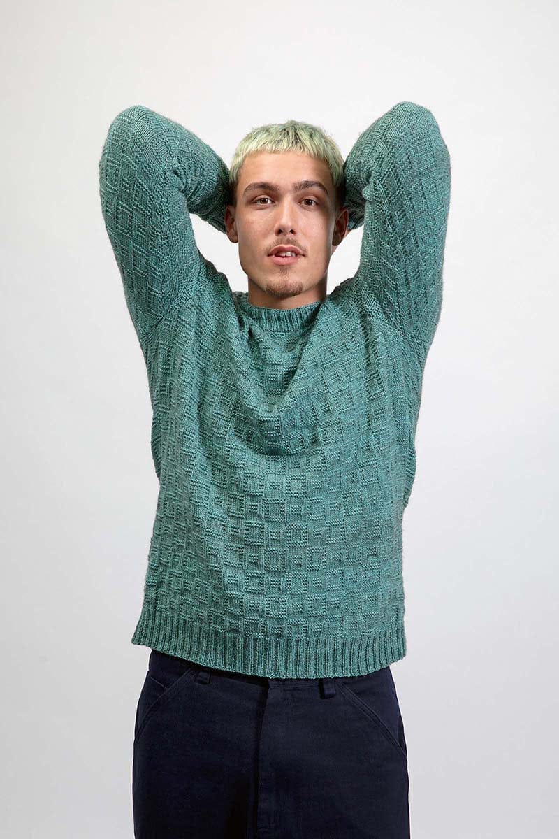 Lang Yarns Knitting Pattern ARTUR Men's sweater Pattern Bundle in Vaya by LANGYARNS | Fatto a Mano 280-055