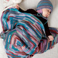 Lang Yarns Knitting Pattern Baby blanket Pattern Bundle in MERINO 200 BEBE COLOUR by LANGYARNS | Punto 54-005