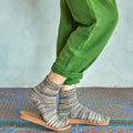 Lang Yarns Knitting Pattern BEACH LIFE Socks Pattern Bundle in FOOTPRINTS by LANGYARNS | WOOLADDICTS #10-018