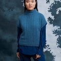 Lang Yarns Knitting Pattern BECCY Slipover Pattern Bundle in Malou light by LANGYARNS | Fatto a Mano 286-053