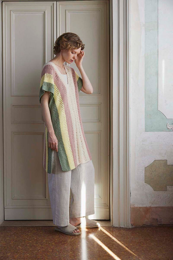 BELINDA Tunic Pattern Kit in BABY COTTON by LANGYARNS | Punto 92-001