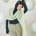 Lang Yarns Knitting Pattern BERTINA Triangular shawl Pattern Bundle in REGINA by LANGYARNS | Fatto a Mano 278-018