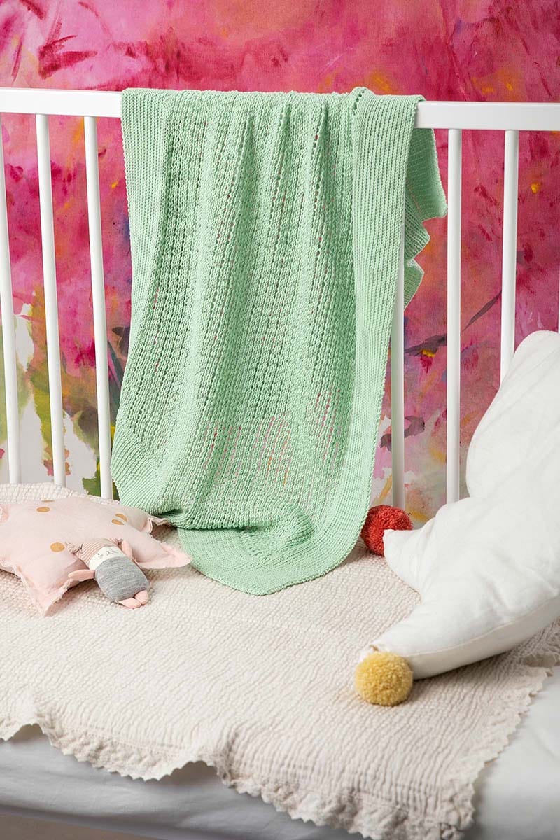 Lang Yarns Knitting Pattern Blanket Pattern Bundle in BABY COTTON by LANGYARNS | Punto 36-012