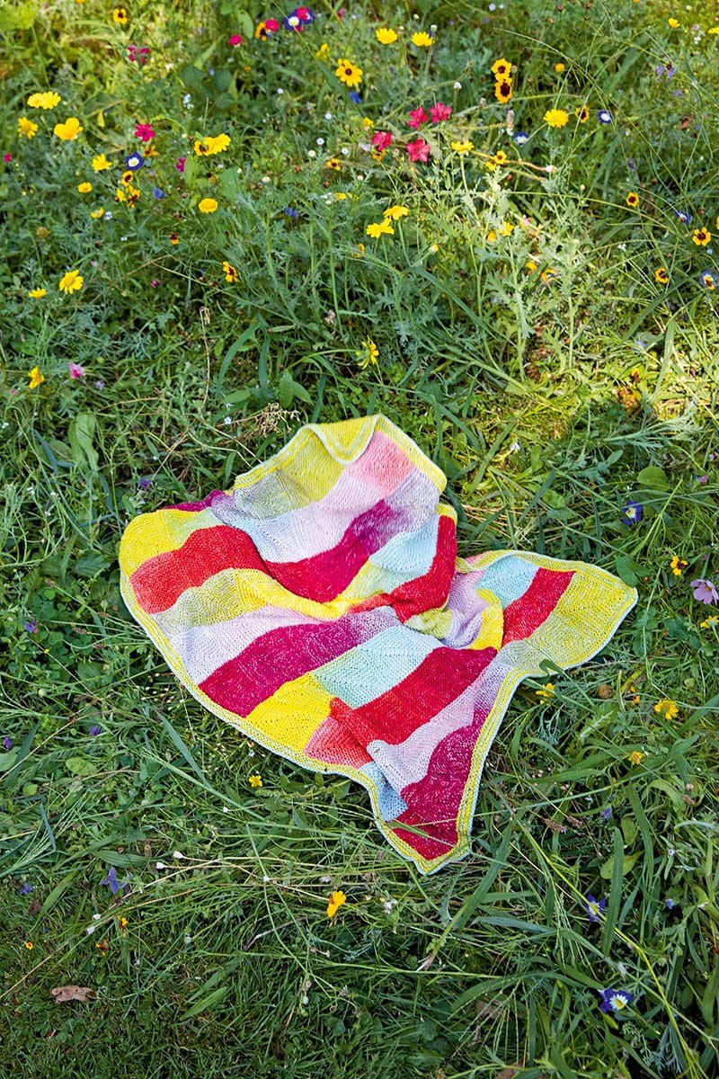 Lang Yarns Knitting Pattern Blanket Pattern Bundle in QUATTRO DEGRADE by LANGYARNS | Punto 56-001