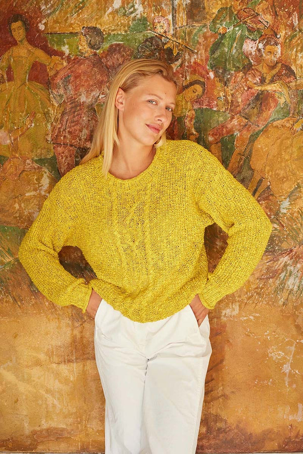 BLISSFUL-BUTTERFLY Sweater Pattern Kit in PRIDE by WOOLADDICTS | WOOLADDICTS #10-003