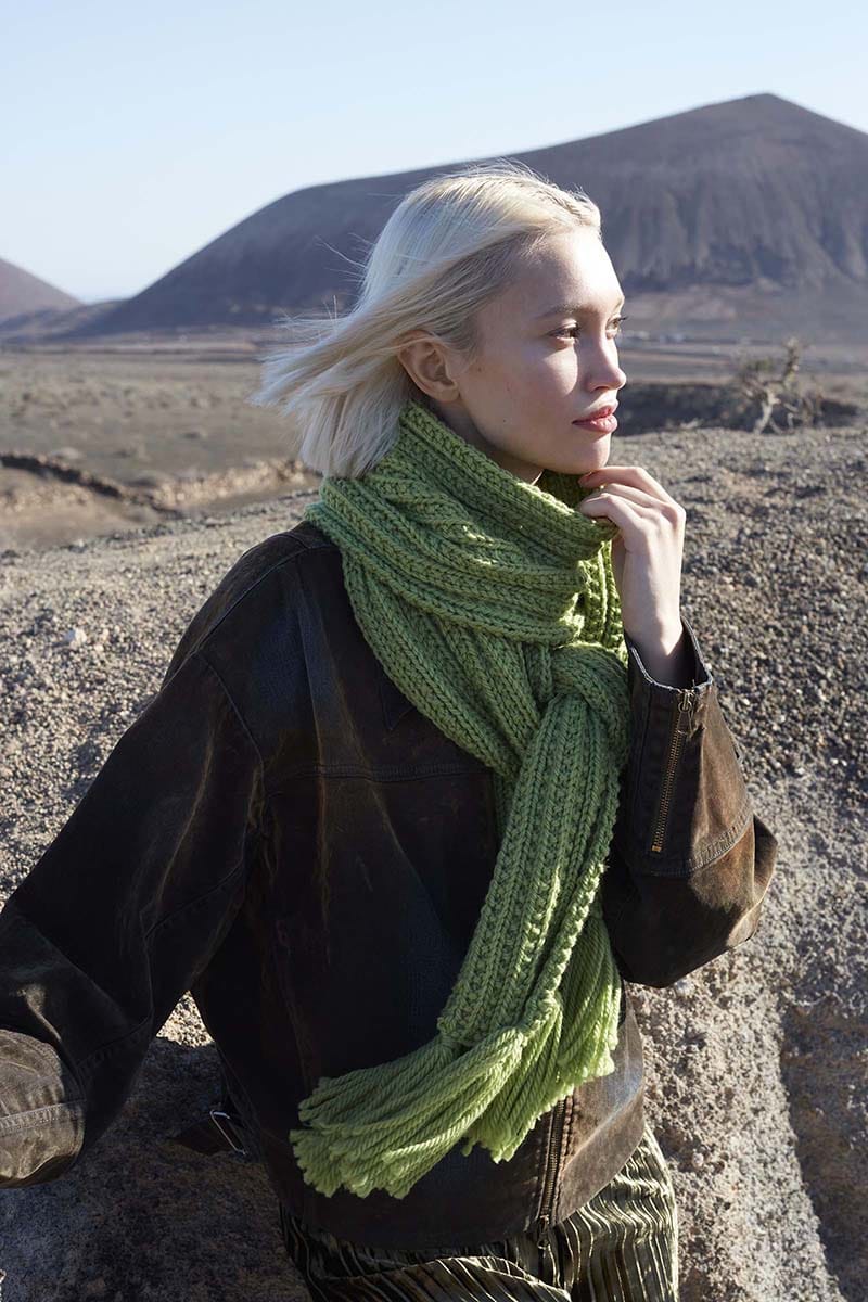 Lang Yarns Knitting Pattern BOTANICAL BOOST Scarf Pattern Bundle in Glory by LANGYARNS | WOOLADDICTS #13-003
