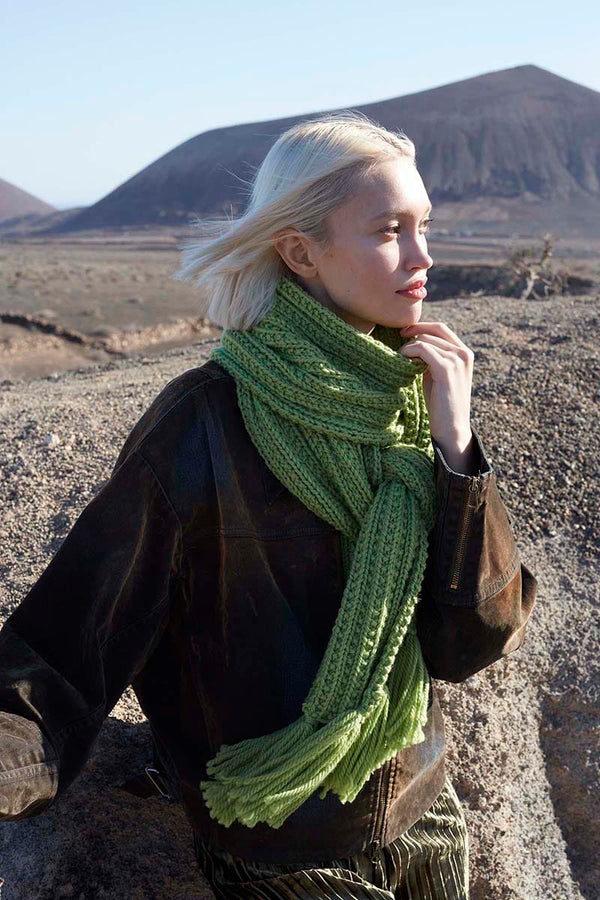 BOTANICAL-BOOST Scarf Pattern Kit in GLORY by WOOLADDICTS | WOOLADDICTS #13-003