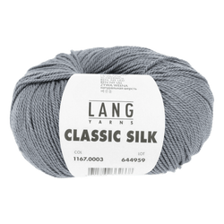 Lang Yarns Knitting Pattern ca 11 x 48 cm - 1 balls / light grey 1167.0003 QUINN Headband Pattern Bundle in Classic Silk by LANGYARNS | Fatto a Mano 286-073